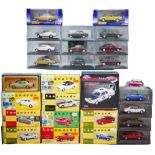 A collection of twenty-seven Corgi and Lledo Vanguards model cars, including Hillman Avengers,