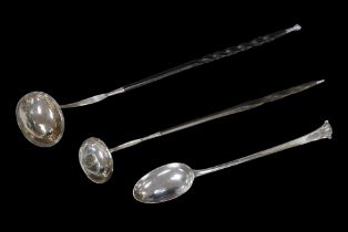 A Victorian large serving spoon, Onslow pattern, Mappin & Webb, Sheffield 1895, 5toz, 31cm long, and