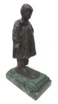 Giuseppe Renda (Italian, 1859-1939): 'First mistake' (Primo fallo), circa 1900, a bronze