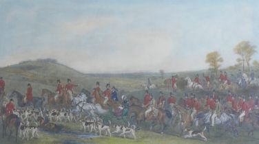 After Sir Francis Grant (British, 19th century): 'The Meet at Melton to his grace the Duke of