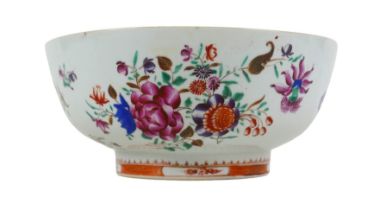 An 18th century Chinese porcelain bowl