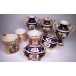 A GROUP OF 19TH CENTURY DERBY PORCELAIN