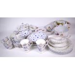 CERAMICS INCLUDING FURNIVALS LIMITED, A DANISH PART TEA SERVICE (QTY)