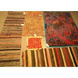 A GROUP OF FIVE PIECES OF ASSORTED TEXTILES (5)