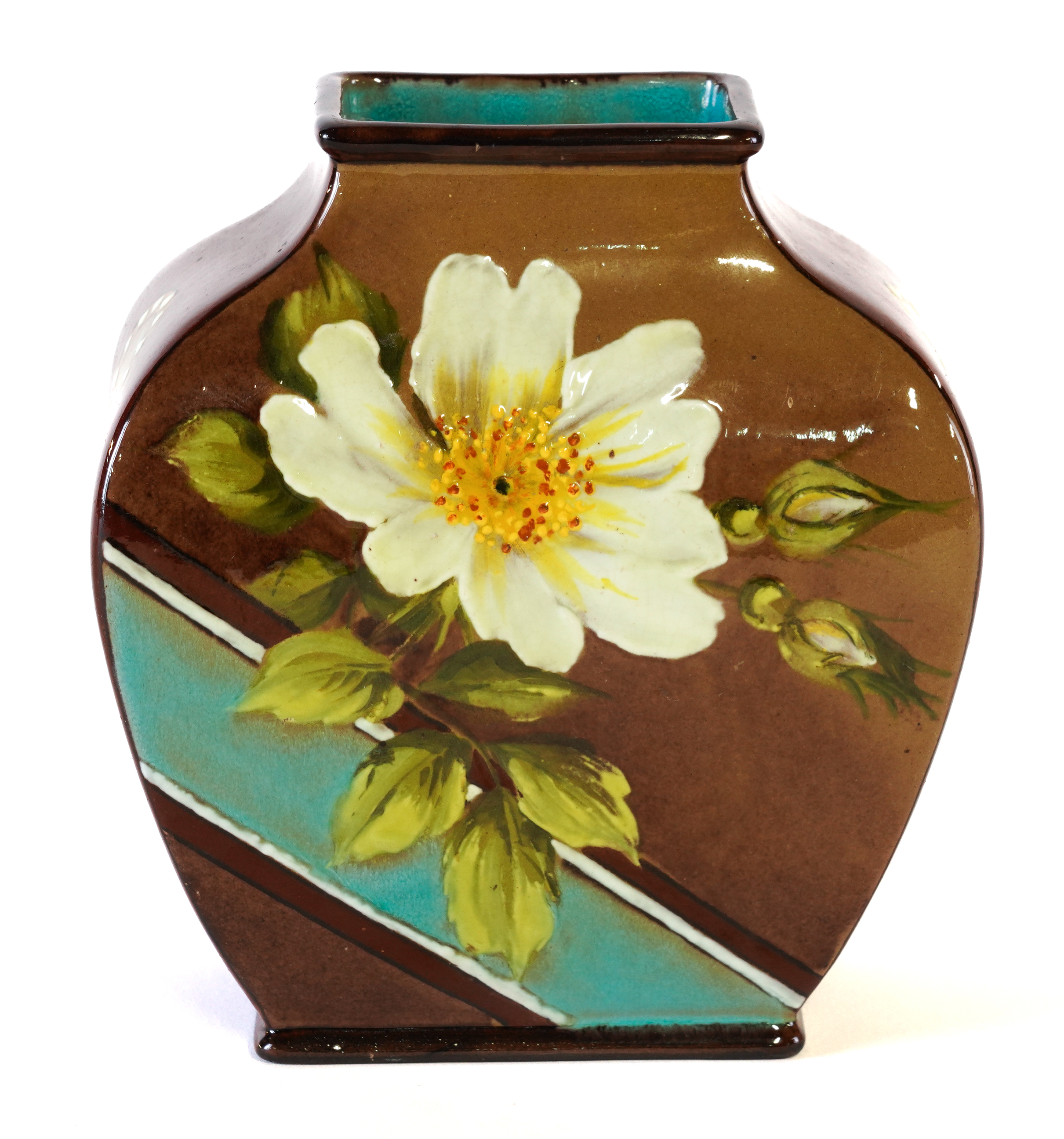 A DOULTON FAIENCE VASE - Image 2 of 6