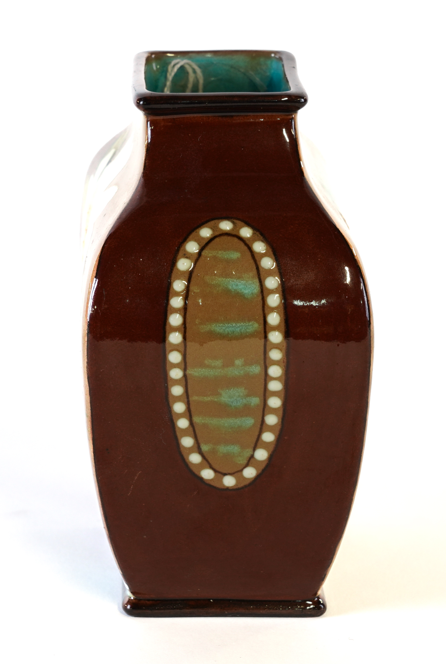A DOULTON FAIENCE VASE - Image 3 of 6