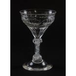 AN OPAQUE TWIST SWEETMEAT GLASS