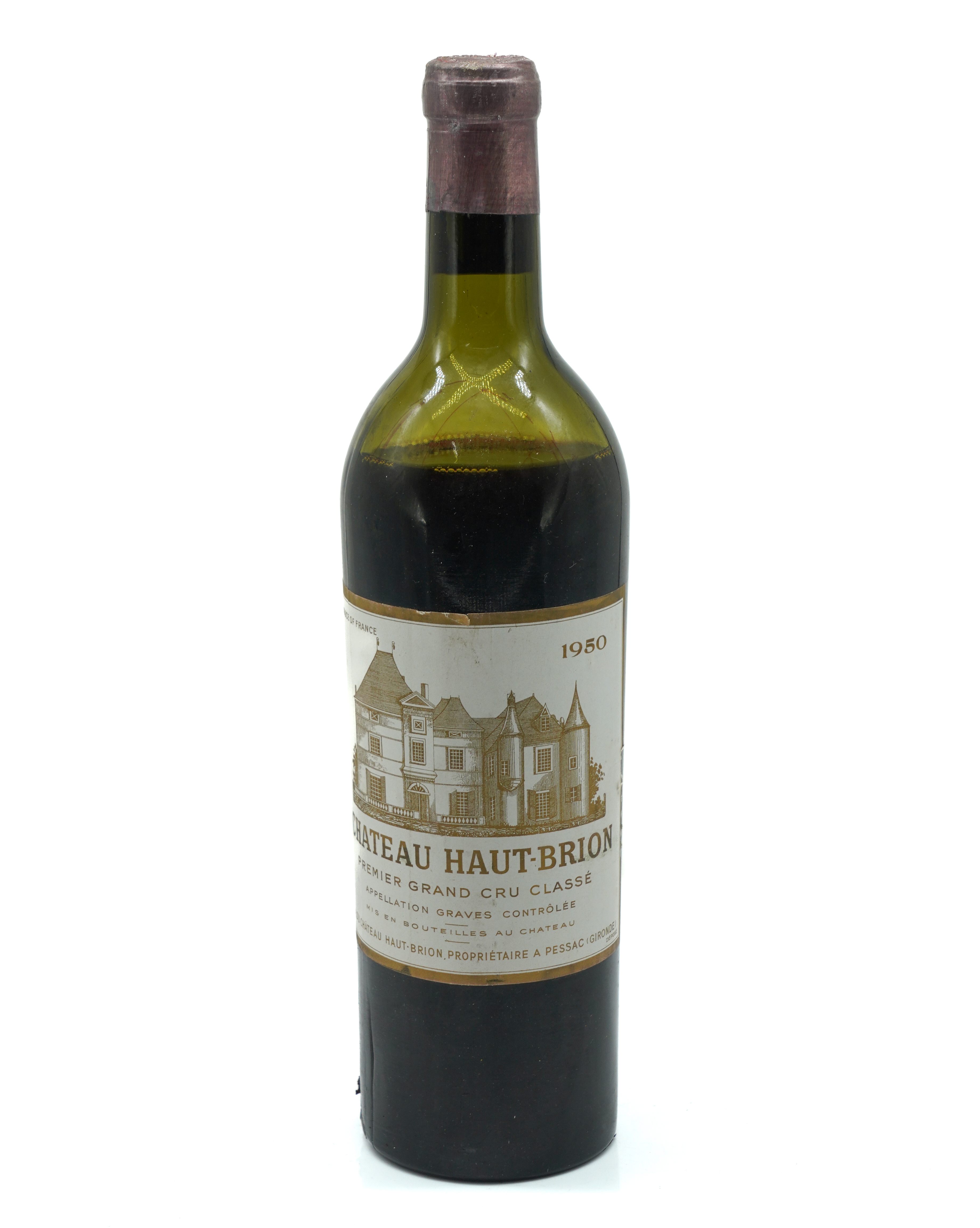 A BOTTLE OF CHATEAU HAUT BRION 1950