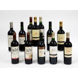 TWELVE BOTTLES OF RED WINE INCLUDING PRESTIGE DE CALVET BORDEAUX (12)