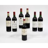 A MIXED GROUP OF FRENCH RED WINE INCLUDING THREE BOTTLES OF CHATEAU HAUT-BEYCHEVELLE GLORIA...