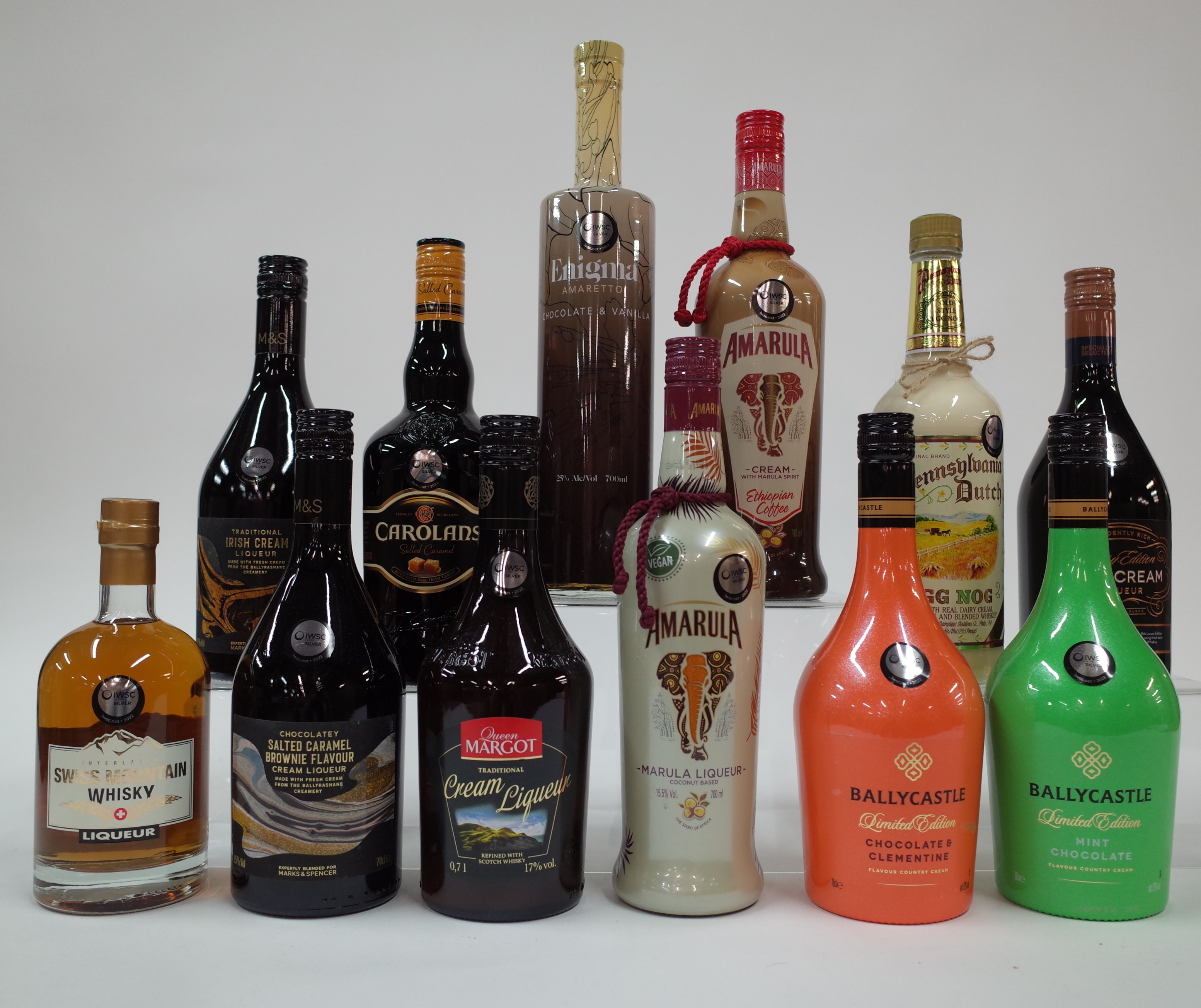 12 MIXED BOTTLES LIQUEURS