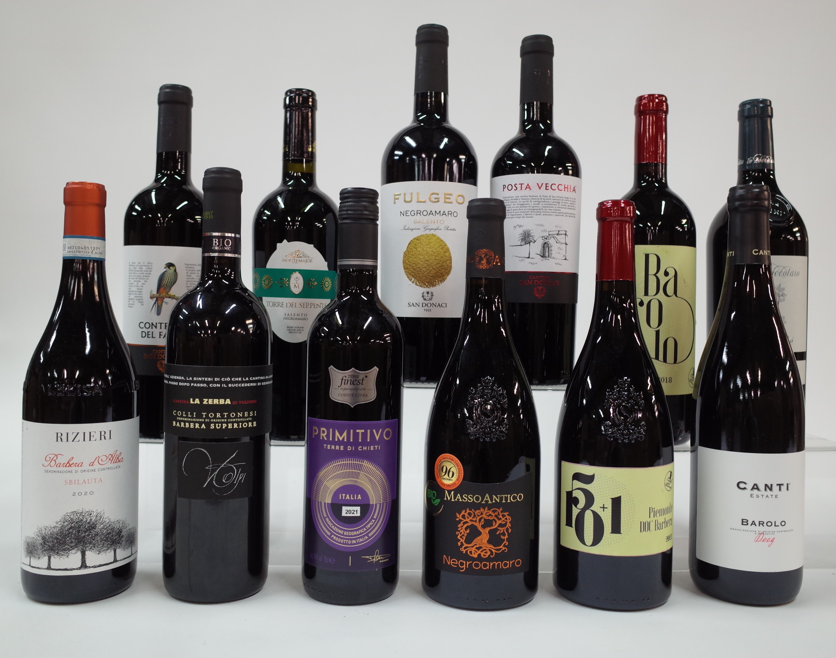 12 BOTTLES ITALIAN RED WINE