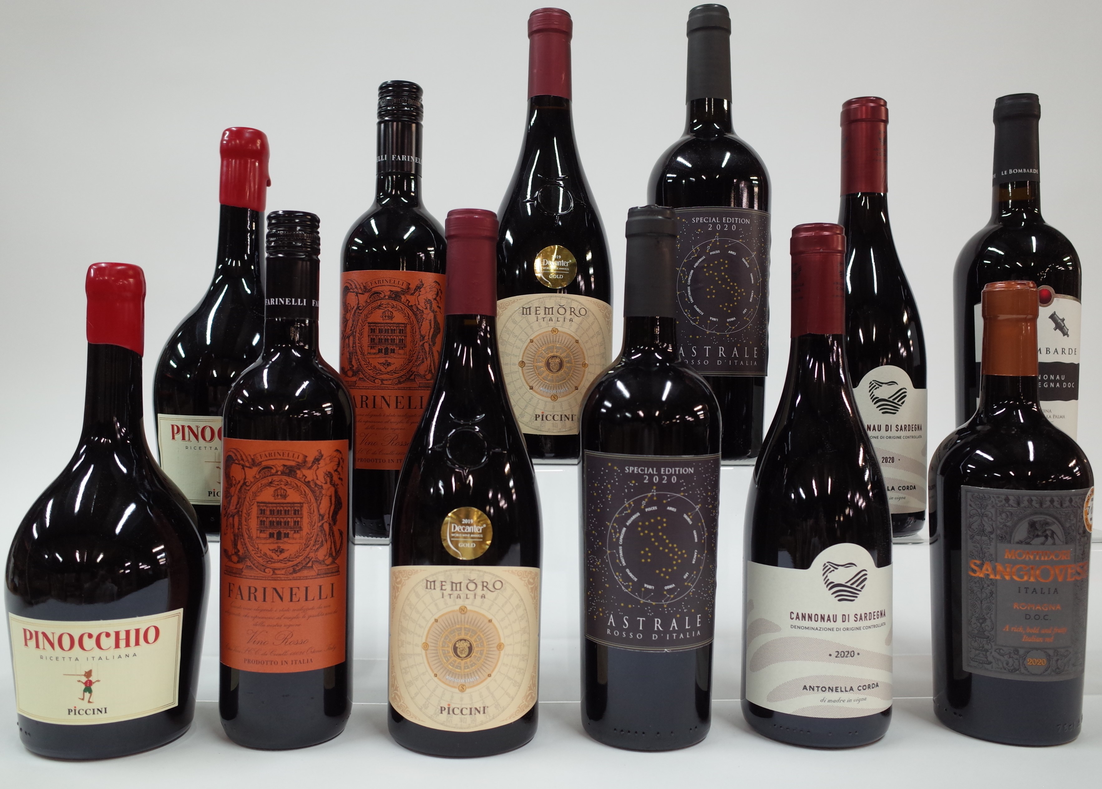 12 BOTTLES ITALIAN RED WINE