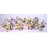 A GROUP OF TWENTY TWO COALPORT HOUSES (22)