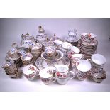 CERAMICS INCLUDING; A MODERN FLORAL DECORATED PART DINNER SERVICE (QTY)
