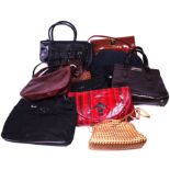 A LARGE COLLECTION OF HANDBAGS (QTY)