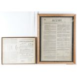 A FRAMED SET OF BY-LAWS FOR THE REGULATION OF EMPLOYMENT AGENCIES IN THE COUNTY OF LONDON,...