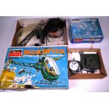 TOYS; A GROUP OF VINTAGE ACTION MAN VEHICLES, SOME BOXED