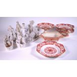 CERAMICS INCLUDING A MINTON PART DINNER SERVICE (QTY)