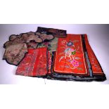A GROUP OF EARLY 20TH CENTURY AND LATER CHINESE TEXTILE FRAGMENTS (QTY)