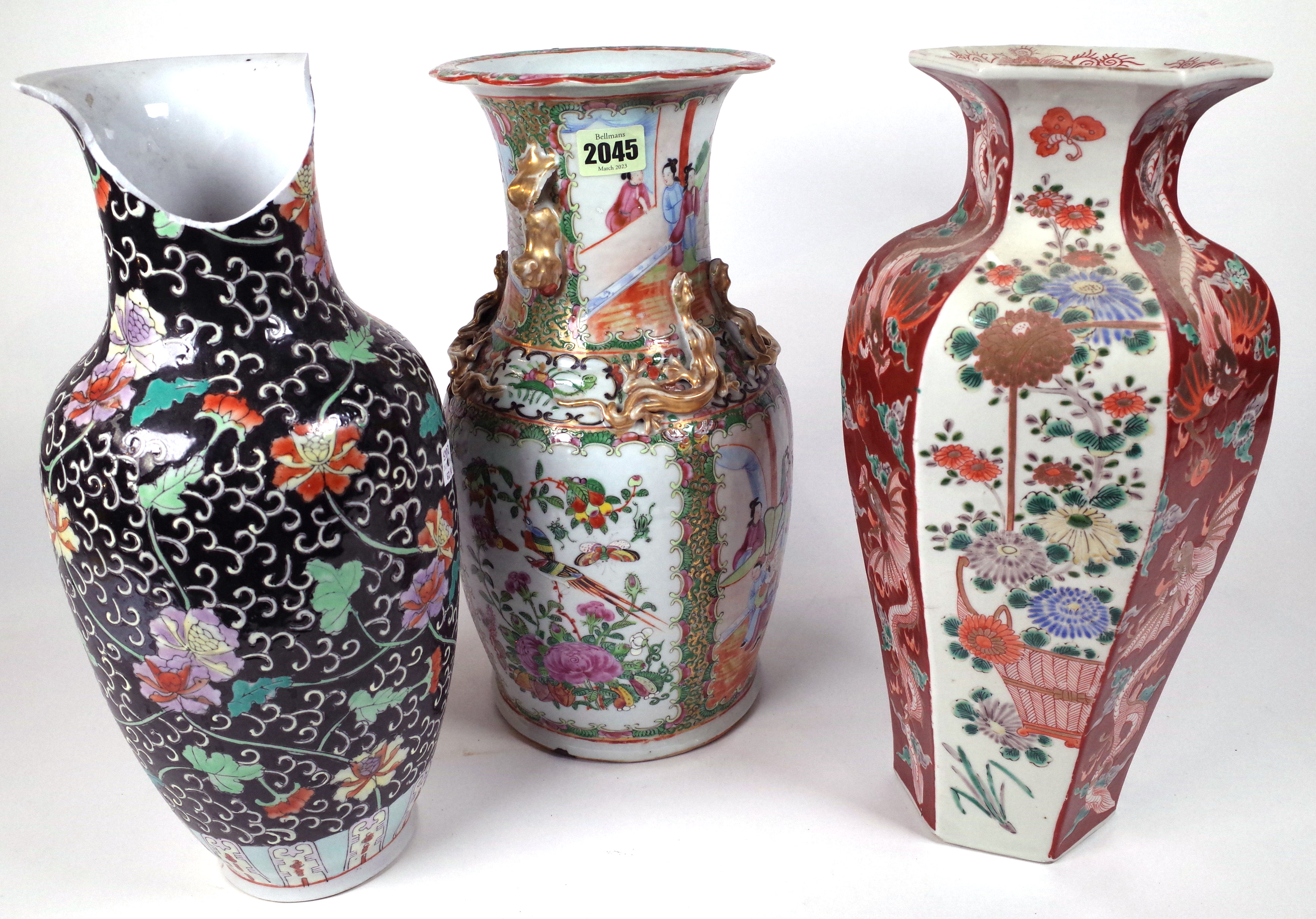 ASIAN CERAMICS, INCLUDING A PAIR OF GINGER JARS (8) - Image 6 of 6