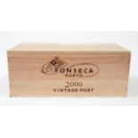 SIX BOTTLES OF FONSECA VINTAGE PORT 2000