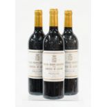 THREE BOTTLES OF CHATEAU PICHON LONGUIVILLE CONTESSE DE LALANDE 1999 (3)