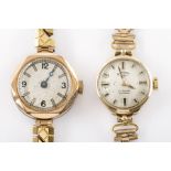 TWO LADY'S BRACELET WRISTWATCHES (2)