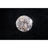 A 3.10 CARAT DIAMOND WITH RING MOUNT