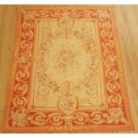 AN AUBUSSON STYLE WALL HANGING OR RUG