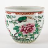 A SMALL CHINESE FAMILLE-ROSE JARDINIERE