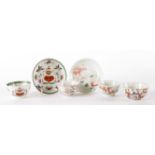 A GROUP OF CHINESE FAMILLE-ROSE EXPORT PORCELAINS