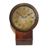 VULLIAMY No 613, A LATE GEORGE III MAHOGANY STRIKING DROP-DIAL WALL CLOCK