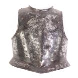 A HEAVY CROMWELLIAN CAVALRY TROOPER’S STEEL BREASTPLATE