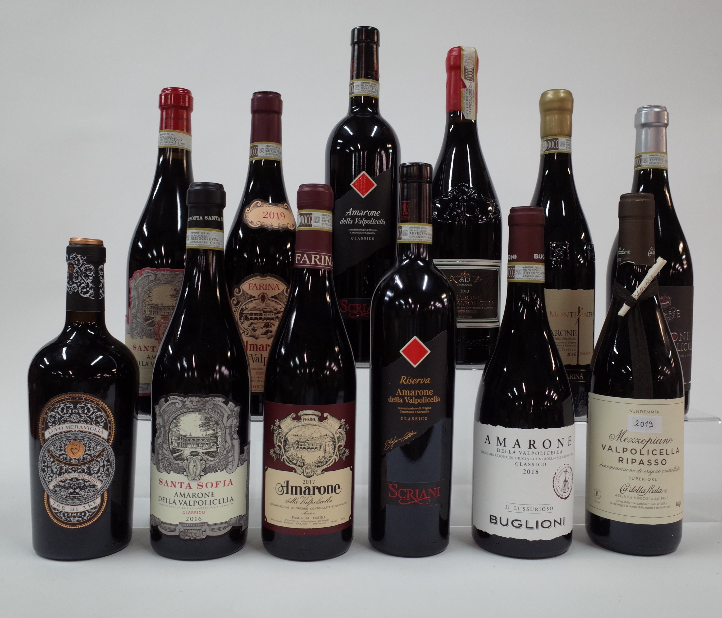 11 BOTTLES AMARONE DELLA VALPOLICELLA AND 1 TRE DI TRE PUGLIA