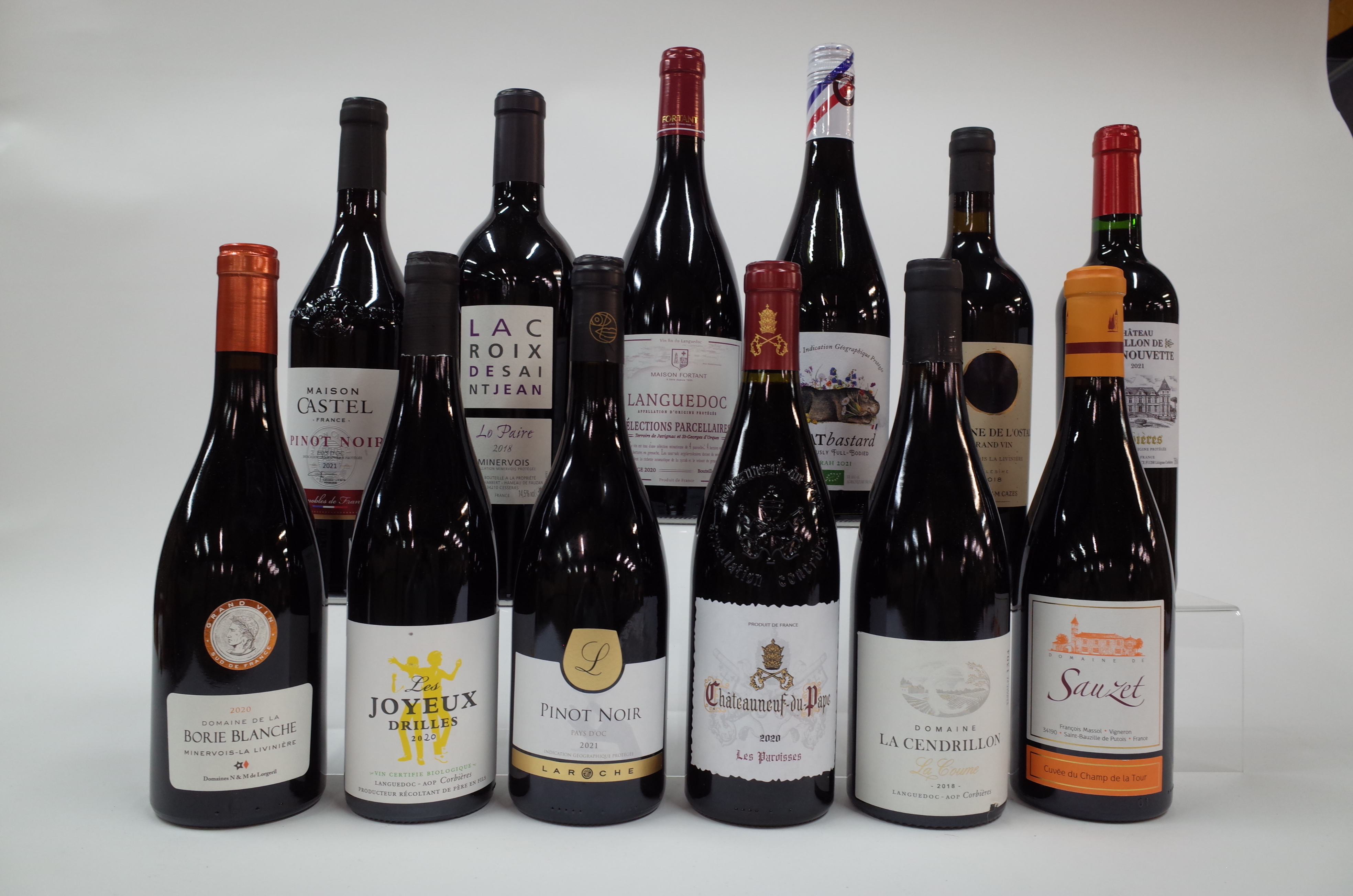 12 BOTTLES FRENCH RED WINE