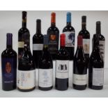 12 BOTTLES SPANISH AND EASTERN EUROPEAN RED WINE