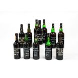 TWELVE BOTTLES OF HUTCHESON PORT INCLUDING EIGHT 1967 RUBY PORT (12)