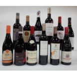 12 BOTTLES FRENCH RED WINE