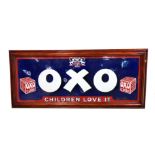 OXO "CHILDREN LOVE IT" A LARGE MID 20TH CENTURY ENAMEL SIGN
