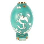 A RARE WEDGWOOD CELADON-GROUND BICENTENARY COMPETITION VASE