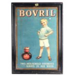 BOVRIL, AN EARLY 20TH CENTURY FRAMED ADVERTISING POSTER