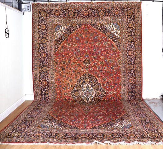 A KASHAN CARPET, PERSIAN