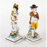 TWO PRATT WARE FIGURES FROM THE SEASONS (2)