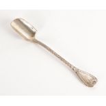 A VICTORIAN SILVER CHEESE SCOOP