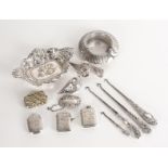 SILVER, FOREIGN AND PLATED WARES (14)