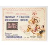 THE PINK PANTHER BRITISH QUAD FILM POSTER