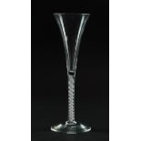 AN OPAQUE TWIST WINE FLUTE