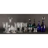 A GROUP OF GLASSWARES