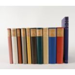 BEERBOHM, Max (1872-1956). The Works, London, 1922-28, 10 volumes, 8vo, original vari-coloured...